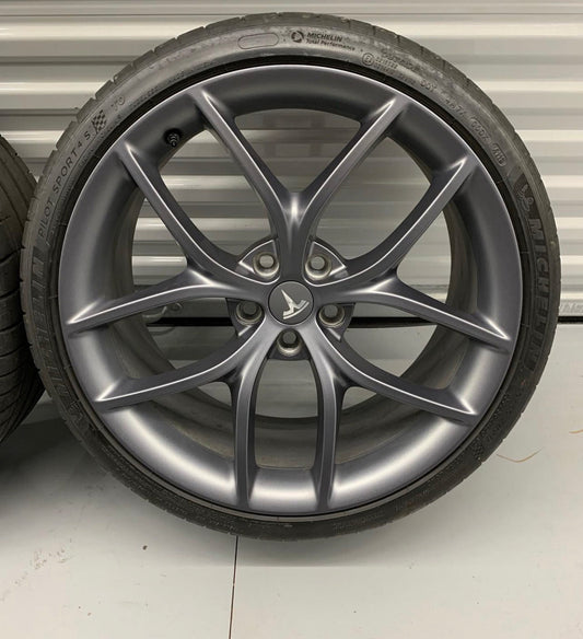 20 inch Tesla Zero G Wheels and Tires .